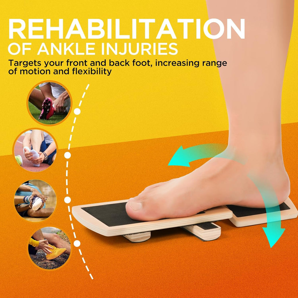 Skiennix Ankle Balance Board - Foot Strengthener for Stability Exercises & Plantar Fasciitis Relief