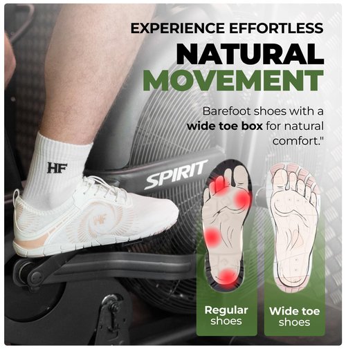 Hike Footwear HF Active Wide Toe Box Barefoot Shoes for Women - Lightweight, Breathable, Flexible Minimalist Shoes for Walking, Hiking, Non-Slip hike barefoot shoes women perfect for Casual Wear