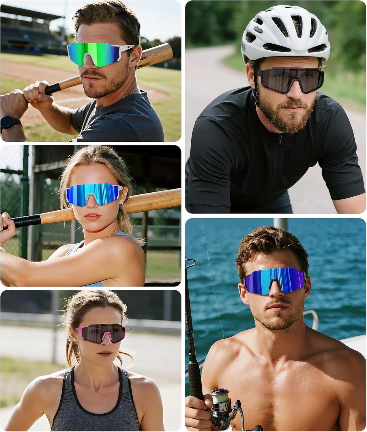 StoryCoast Polarized Sports Sunglasses - UV400 Protection for Men & Women | Ideal for Driving, Fishing & Cycling