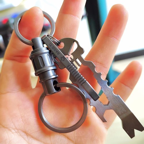 BANG TI titanium quick release keychain detachable (2)