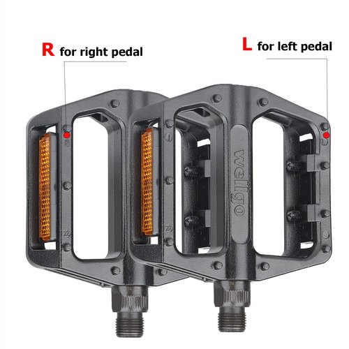 MOHEGIA Bike Pedals, Mountain Bicycle Pedal Sets,9/16“Compatible, Non-Slip Aluminum Allow Replacement for BMX MTB