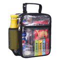 Oraben Stadium Approved Clear Lunch Bag for Sprots Work Durable Clear Lunch Bags Durable PVC Plastic See Through Lunch Bag for Men Women