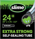 Slime Extra Strong Self-Sealing Bike Tube - Durable Tire Protection with Fibro-Seal Technology