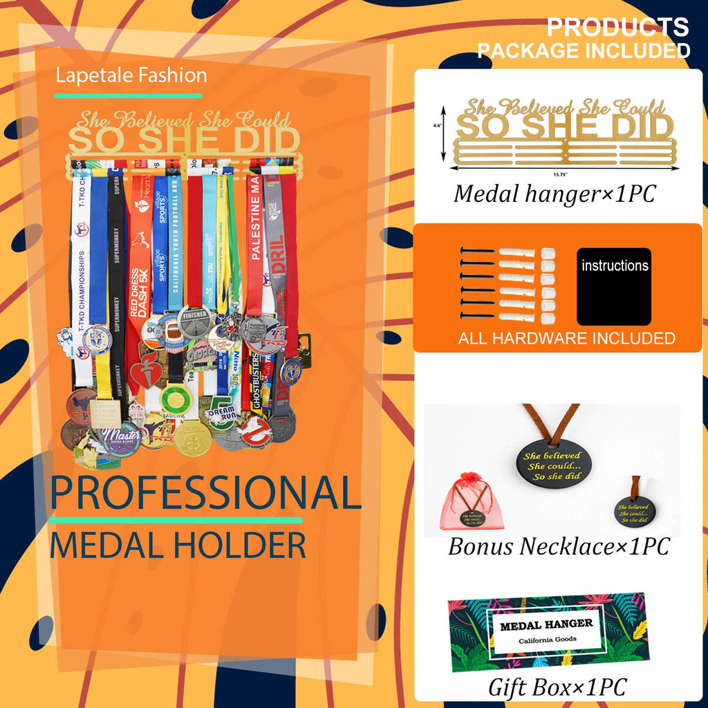 medal hanger display