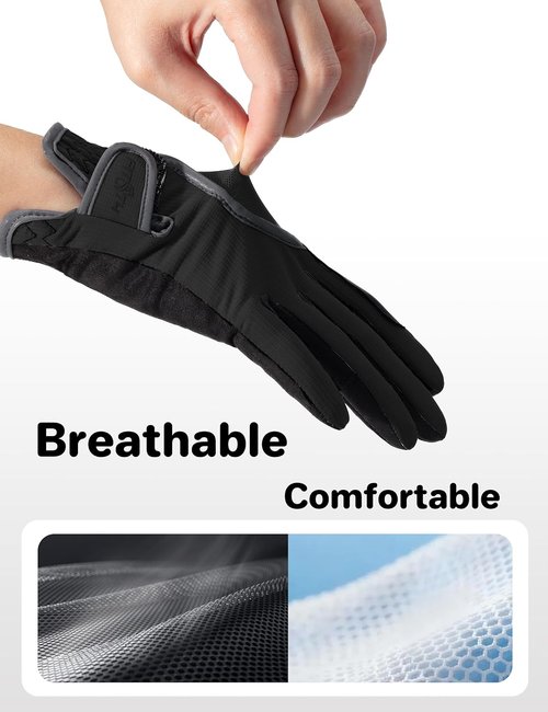 FitsT4 Kids Horse Riding Gloves - Touchscreen Equestrian Gloves for Boys & Girls | Youth Mesh Design