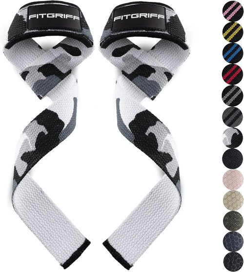 Fitgriff® Weightlifting Wrist Straps - Premium Cotton & Padded Support for Men & Women