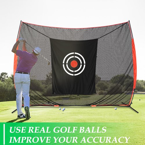 KAIDIDA Golf Target Cloth Hitting- 6 X 5 FT White Fast Setup Sturdy Practice Trainers Basement Yard for Golfers Adults Players Teens Gifts