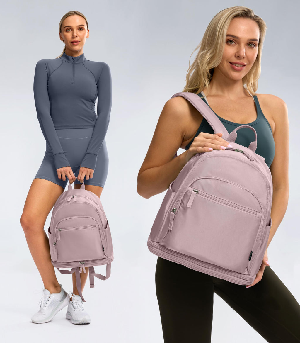 Uselike Gym Backpack for Women Men, Lightweight Gym Bag with Shoe Compartment, Waterproof Workout Backpack with Wet Pocket