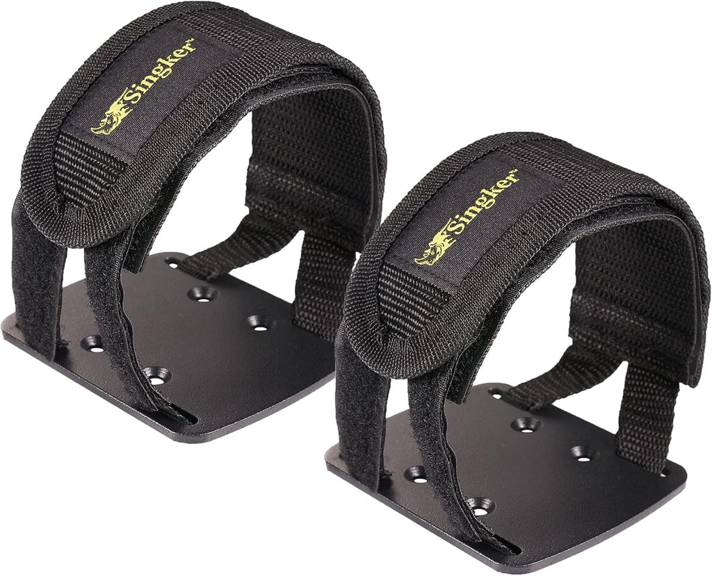 Peloton Toe Clips - Adjustable Metal Pedal Adapters for Sneakers | Indoor Cycling Fitness Accessory