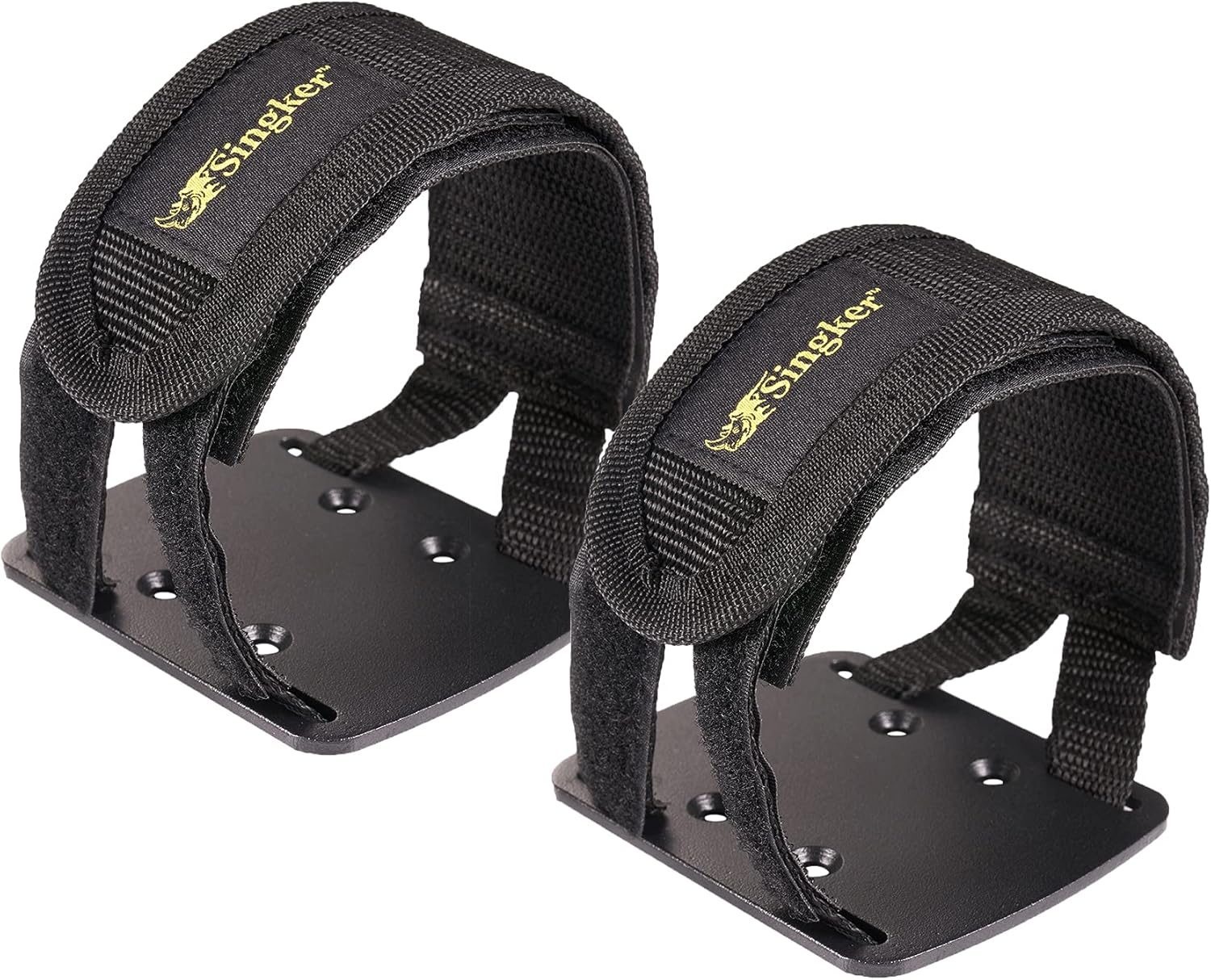 Peloton Toe Clips - Adjustable Metal Pedal Adapters for Sneakers | Indoor Cycling Fitness Accessory