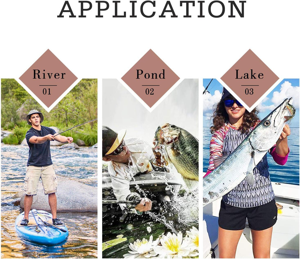 TRUSCEND Easy Catch Swimmax Fishing Lures - Lifelike Wiggling Action for Bass, Trout & Walleye