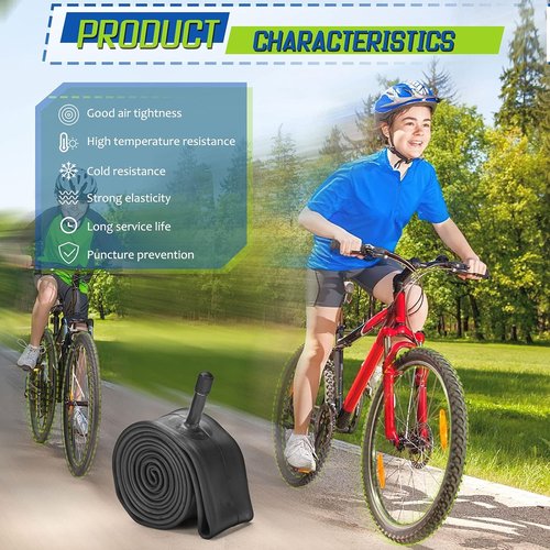 Hydencamm Bicycle Tube Set - 26" & 22" Butyl Rubber Inner Tubes with 32mm Schrader Valve & Tire Levers