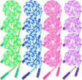 Skiennix 16 Pack Jump Ropes - Adjustable 9.2 Feet Soft Beaded Skipping Ropes for Adults & Kids | Ideal for Workouts & Weight Loss