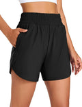KPSUN Women's High Waisted Running Shorts - Lightweight Quick-Dry Gym Shorts with Zipper Pockets | 5" Length