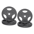 CAP Barbell Standard 1-Inch Grip Weight Plates 10 lbs BLACK, Pack (x4)