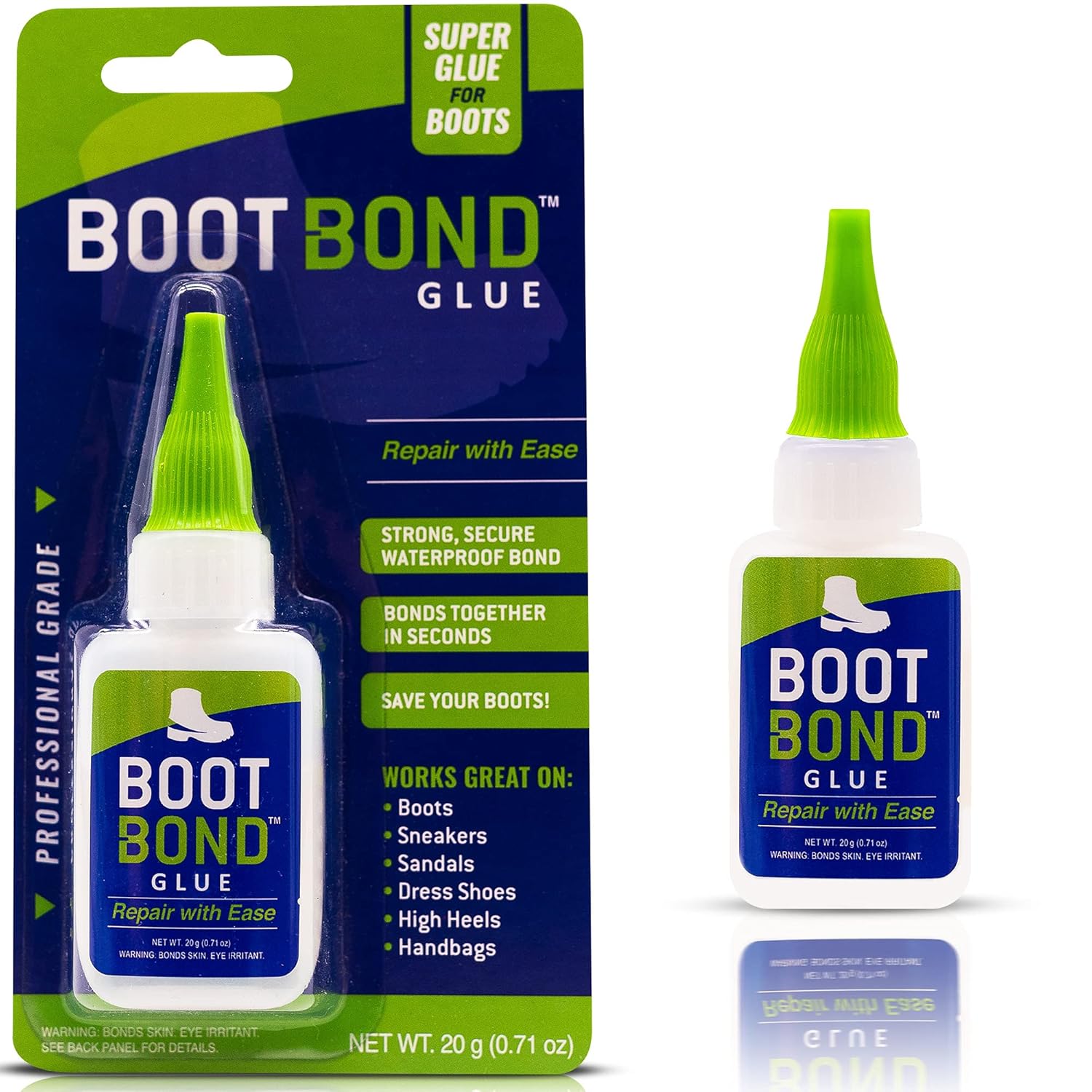 Skiennix Boot Glue - Quick Dry Waterproof Repair Formula for Shoes & Boots - Flexible Seal for Heels