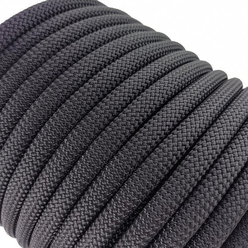 Ritafc Climbing Static Rope UIAA Rappelling Rope 11mm 100FT Static Line Nylon Kern Mantle Rope for Rock Climbe, Mountain Tree Climb, Hauling, Rescue Equipment