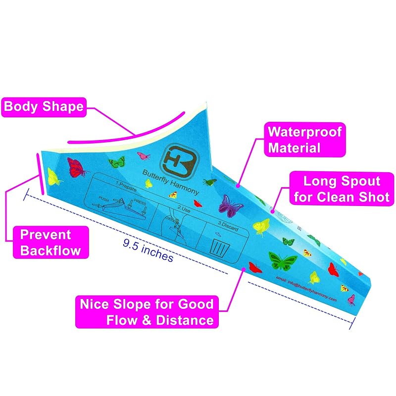 Disposable Female Urination Device 20 Funnels S3 - Portable Urinal for Camping & Travel (Variation: 20 Funnels)