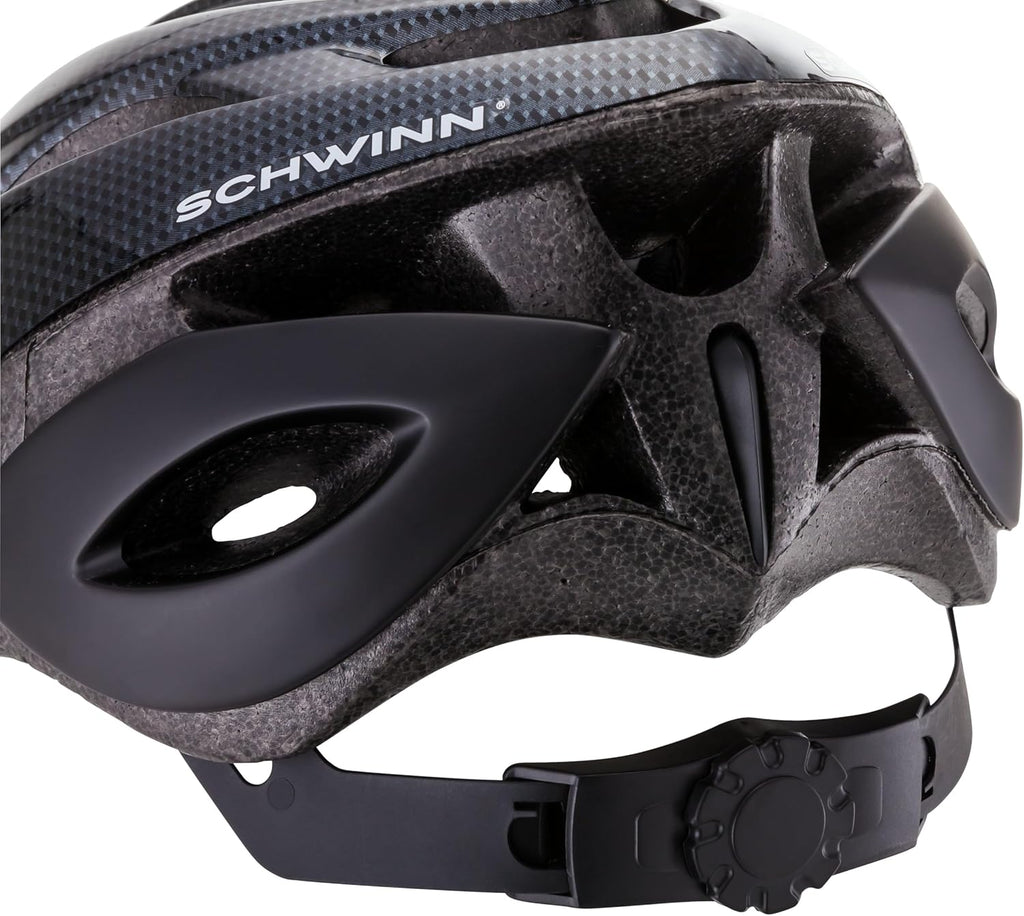Schwinn Thrasher Adult Bike Helmet - Adjustable Fit 58-62 cm | Microshell, Air Vents & Visor