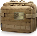 WYNEX Tactical Large Admin Pouch - Double Layer Design | Molle EDC Utility Pouch with Map Sleeve
