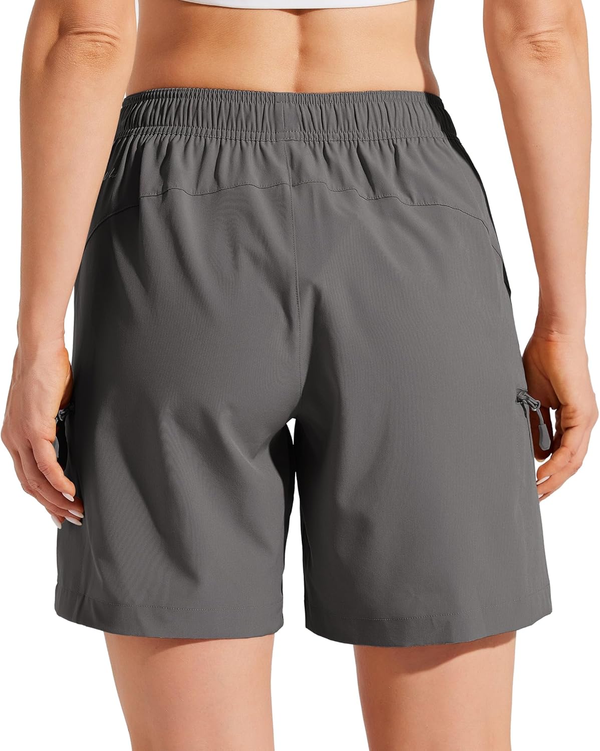 Willit Women's Hiking Cargo Shorts - Quick Dry Lightweight Athletic Shorts with Pockets | 7" Summer Fit