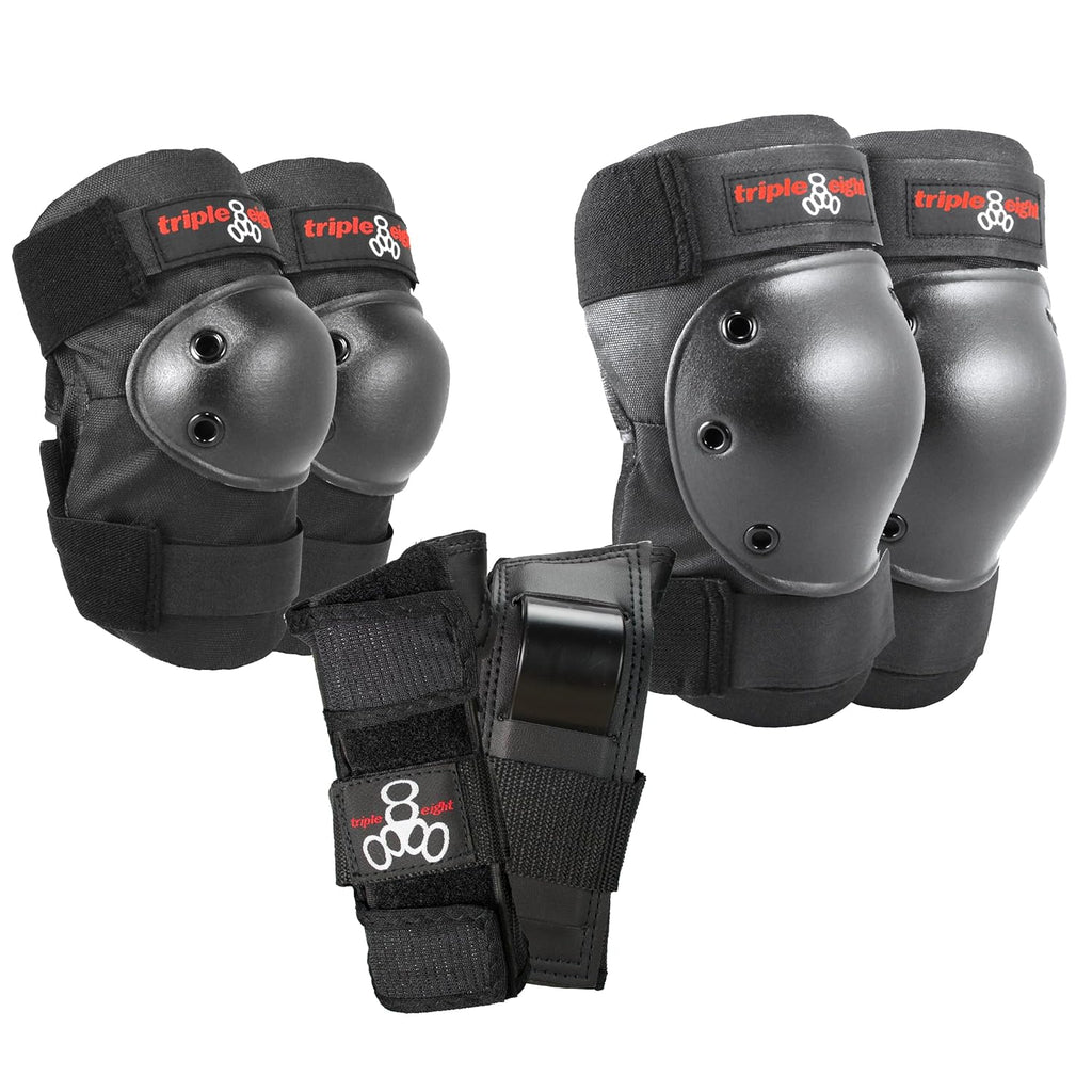 Triple Eight Saver Series Pad Set - Junior Knee, Elbow & Wrist Protection Gear | Durable & Comfortable