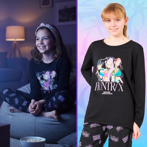 Huntrix Saja | KPop Demon Hunters 2-Piece Pajama Set for Girls Ages 5-14 - Stylish & Comfortable