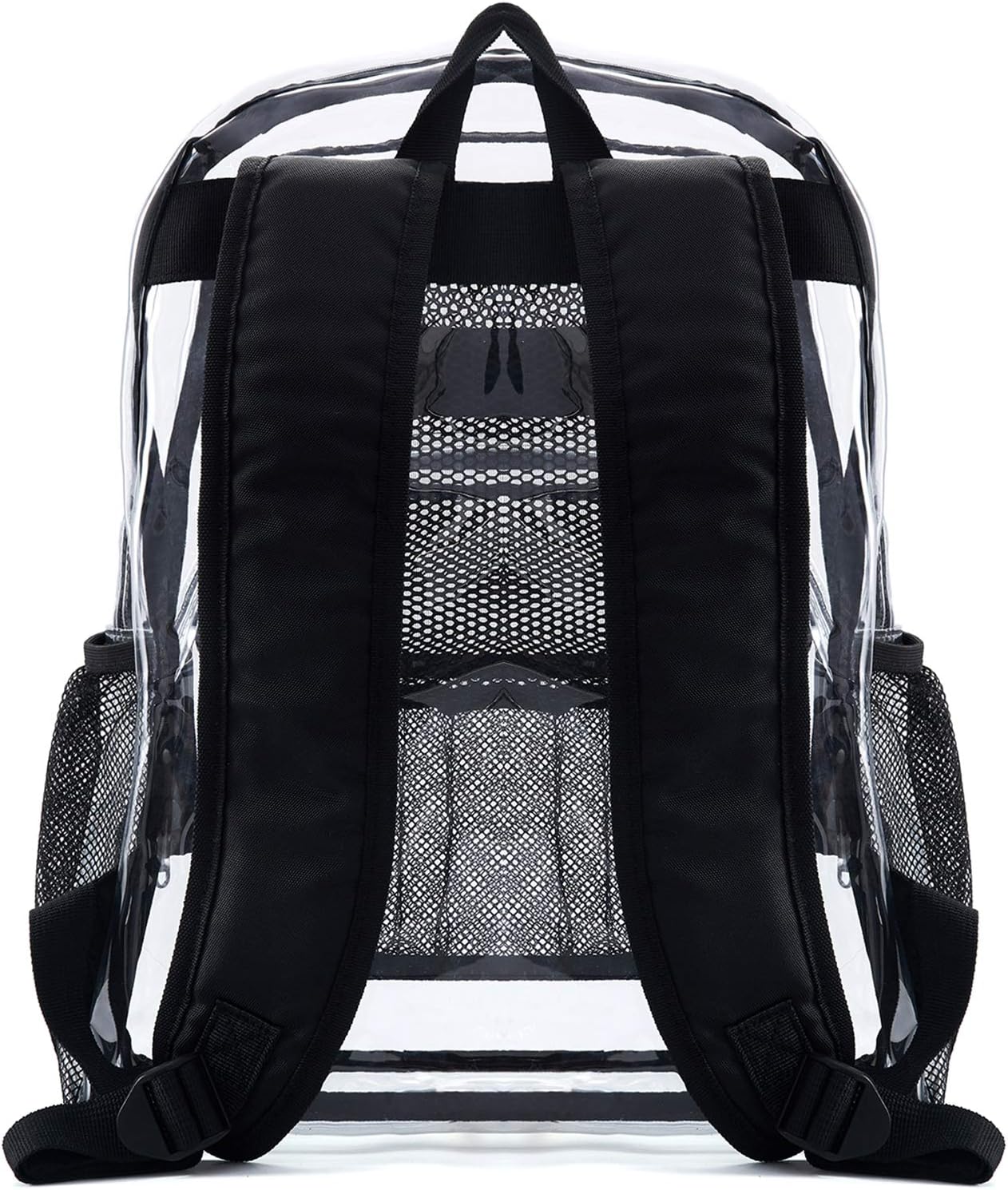 Vorspack Clear Backpack - Heavy-Duty PVC Transparent Design for College & Work | Durable & Stylish