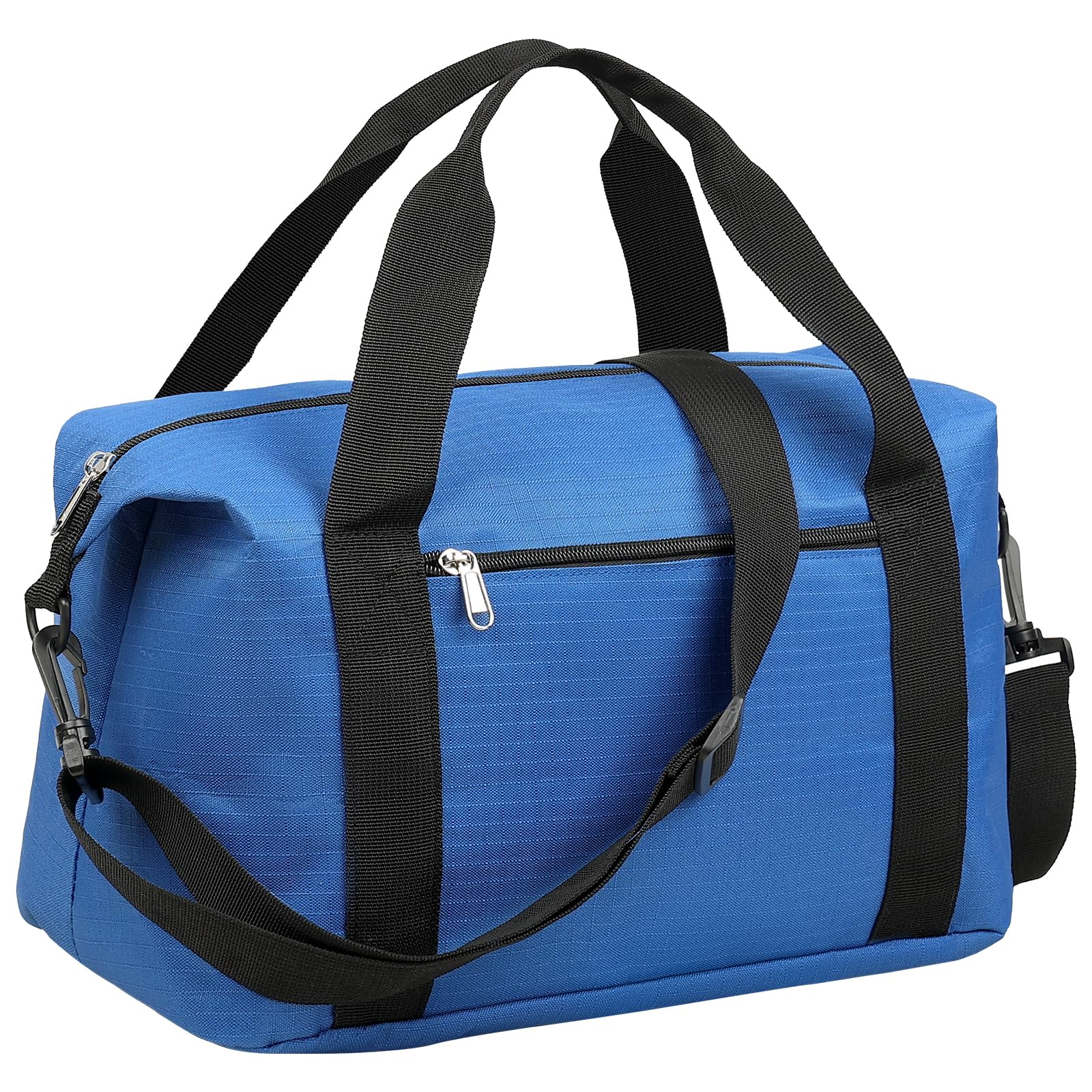 Vorspack Small Gym Bag - 14 Inches Duffle Bag for Travel Lightweight Duffel Bag for Men Women Personal Item Bag Weekender Bag for Travel Sports Gym - Blue