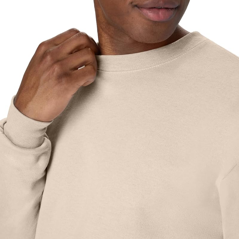 Hanes EcoSmart Fleece Sweatshirt for Women – Sand, Size Large, 1–2 Pack