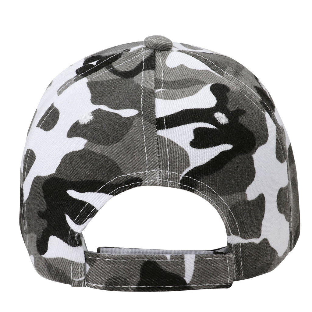 Falari Baseball Cap Adjustable Size for Running Workouts and Outdoor Activities All Seasons (2pk Digital & Grey Camo)
