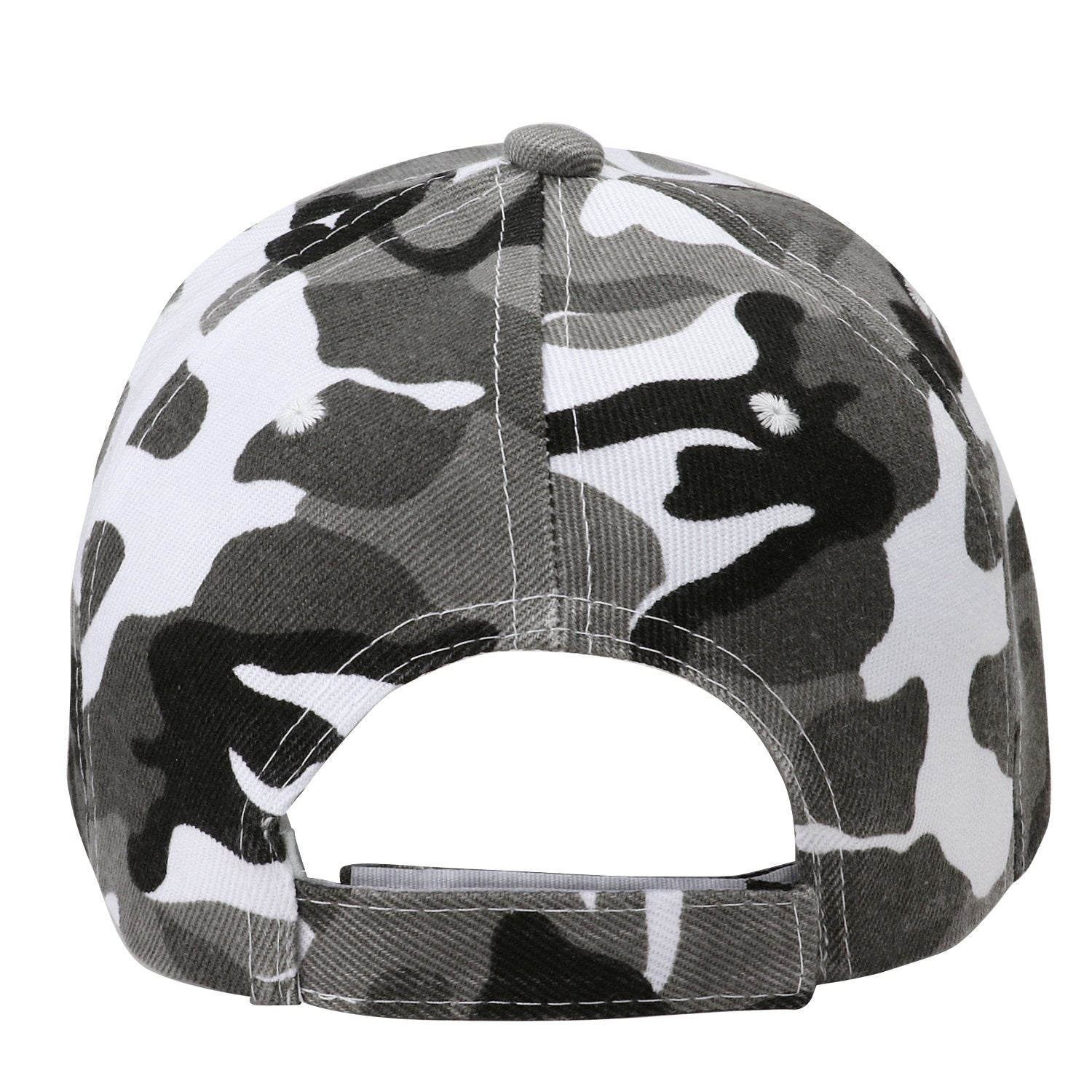 Falari Baseball Cap Adjustable Size for Running Workouts and Outdoor Activities All Seasons (2pk Digital & Grey Camo)