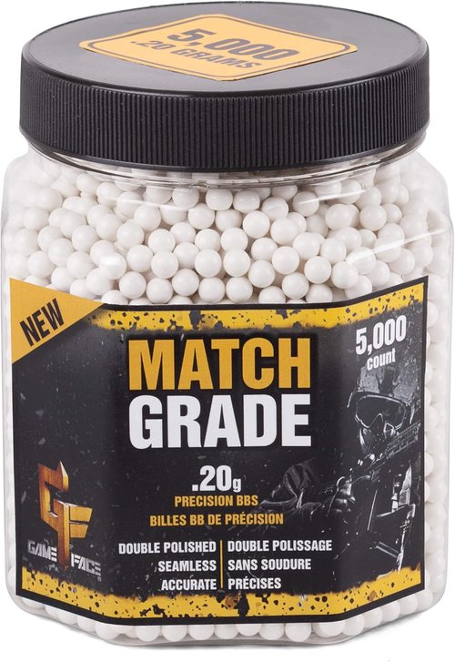 Game Face | 6mm Match Airsoft BBs - Precision Performance for Ultimate Accuracy