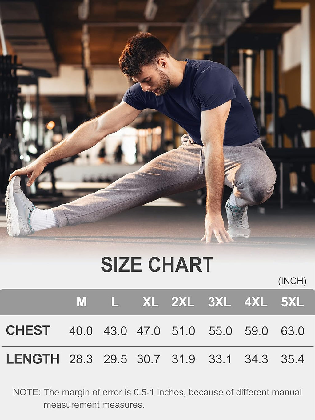 Skiennix Men's Tech Performance Crew T-Shirts - Moisture Wicking & Quick Dry | 3 & 5 Pack Options