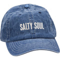 Primitives by Kathy Baseball Cap, Salty Soul, Stonewashed Blue, with Adjustable Metal Buckle