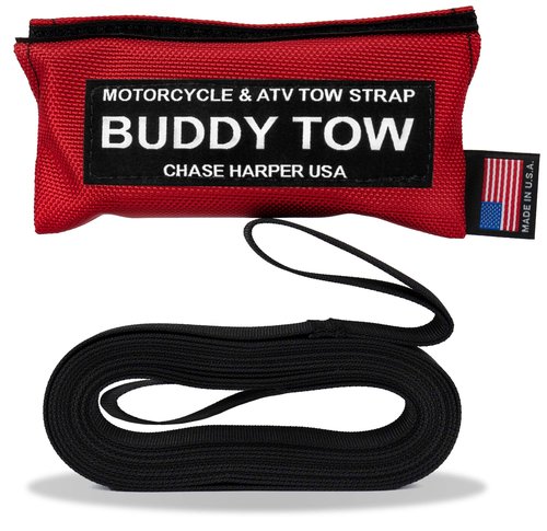 Chase Harper USA 9100 - Buddy Tow - Tough Military spec Nylon Webbing (1785 lb. Test) 12' x 1" - Red