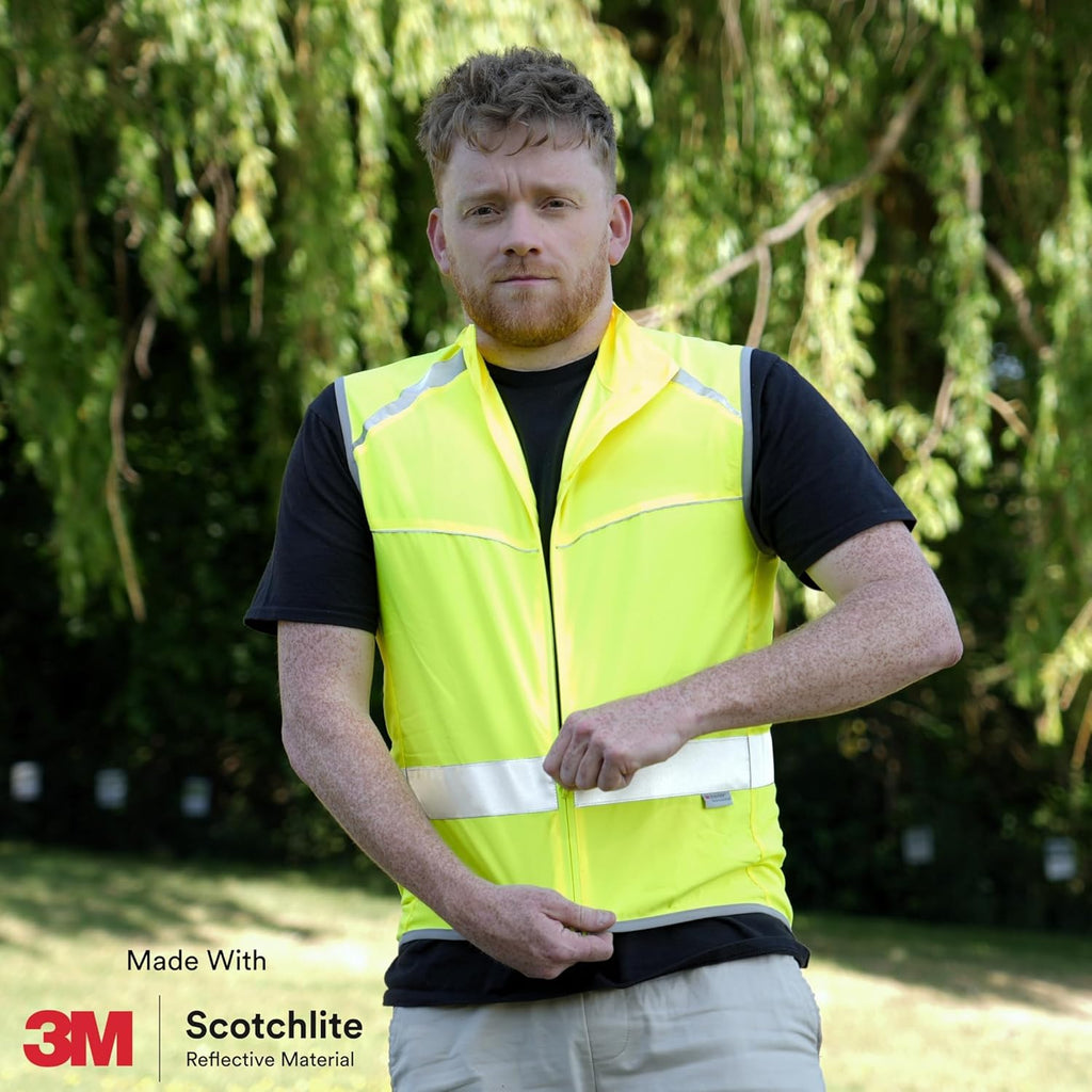 Salzmann High Visibility Cycling Vest - Reflective Gilet with 3M Scotchlite Technology