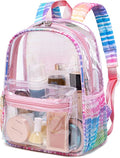 BTOOP Clear Mini Backpack - Transparent Stadium Bag for Concerts & Festivals | 12"x12"x6" Size