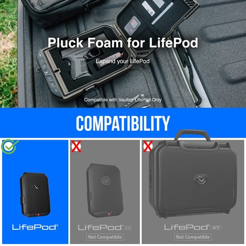 VAULTEK LifePod Secure Waterproof Travel Case (Pluck Foam)