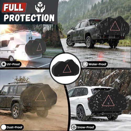 Heavy Duty Waterproof Bike Cover for 2 Bikes - 420D Outdoor Transport Protection