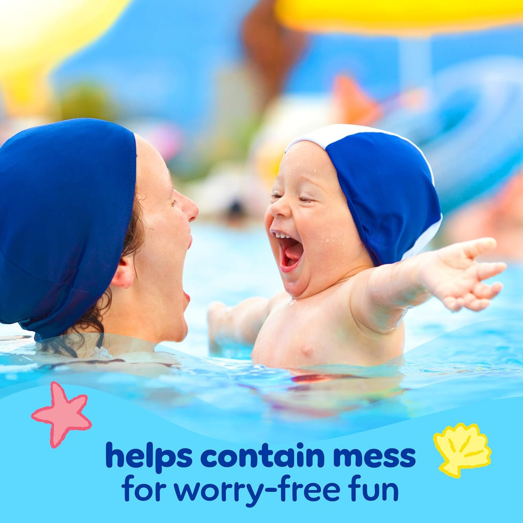 Pampers Swim Diapers - Splashers for Baby - Gap-Free Disposable Swimming Pants | Size 2-3, 20 Count