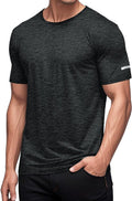 MAGCOMSEN Men's Athletic Workout T-Shirts - Lightweight Dry Fit Crew Neck Tee for Running & Gym