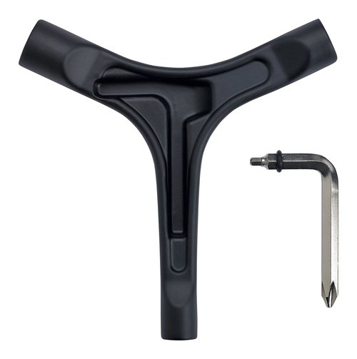 RADECKAL All in One Skate Tool, T Tool, Y Tool for Skateboards, Longboards, Mini Skateboards, and Cruisers (Black)