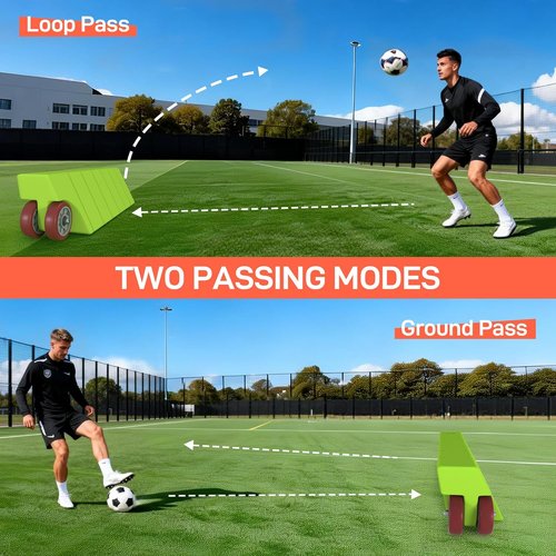 Northdeer Soccer Rebound Board - XL 46" Dual-Surface Training Equipment with Adjustable Angle & Accessories