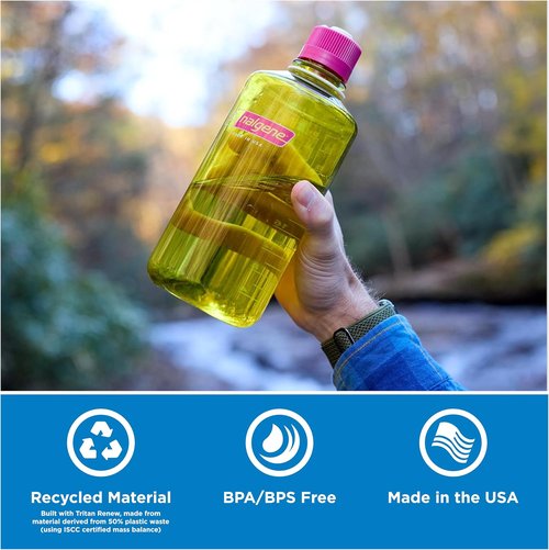 Nalgene 32 oz Narrow Mouth Water Bottle - BPA-Free, Durable & Leak-Proof for Gym, Office & Travel | Eggplant
