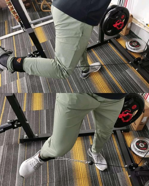 ATENTO Ankle Straps - Comfortable Padded Cuffs for Cable Machines | Adjustable for Glutes & Lower Body Workouts