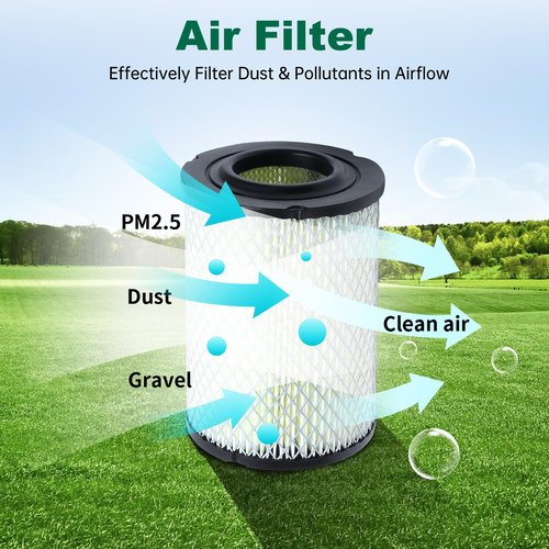 10L0L 1016110-01 Golf Cart Tune Up Kit for Club Car DS Gas 1984-1991 with 341CC Engine, Air Filter 1013379 1012506 Fuel Filter 1013684 1014522 102003201 Park Plug 1012522 CJ8Y
