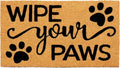 Croft&Cane Welcome Doormat - Non-Slip Coco Coir Mat for Dirt Trapping - 17 x 30 Inches for High Traffic Areas
