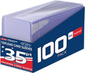 JohnBee Card Sleeves - Premium 3"x4" Hard Plastic Top Loaders for Trading & Baseball Cards | 100 Count