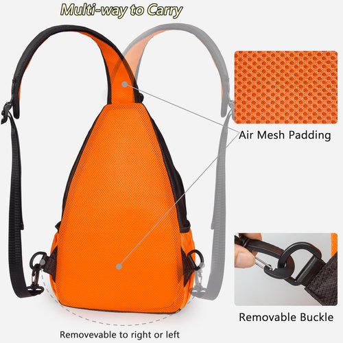 SUKRY Pickleball Bag Lightweight Sling Backpack for Men and Women with Multi-Pocket Crossbody Gym & Travel Backpack Pickle Ball Accessories